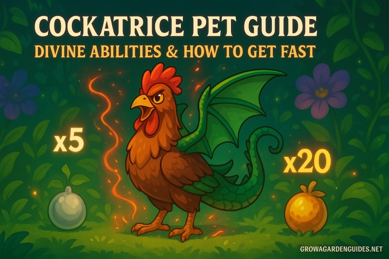 GaG Cockatrice Pet Guide (September 2025) Divine Abilities