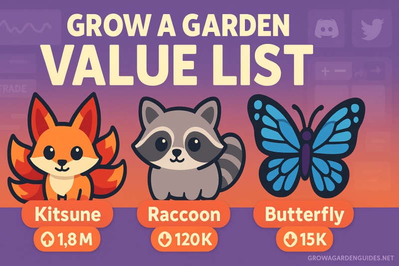 Grow a Garden Pet Value List (September 2025) 150+ Pet Trading Guide